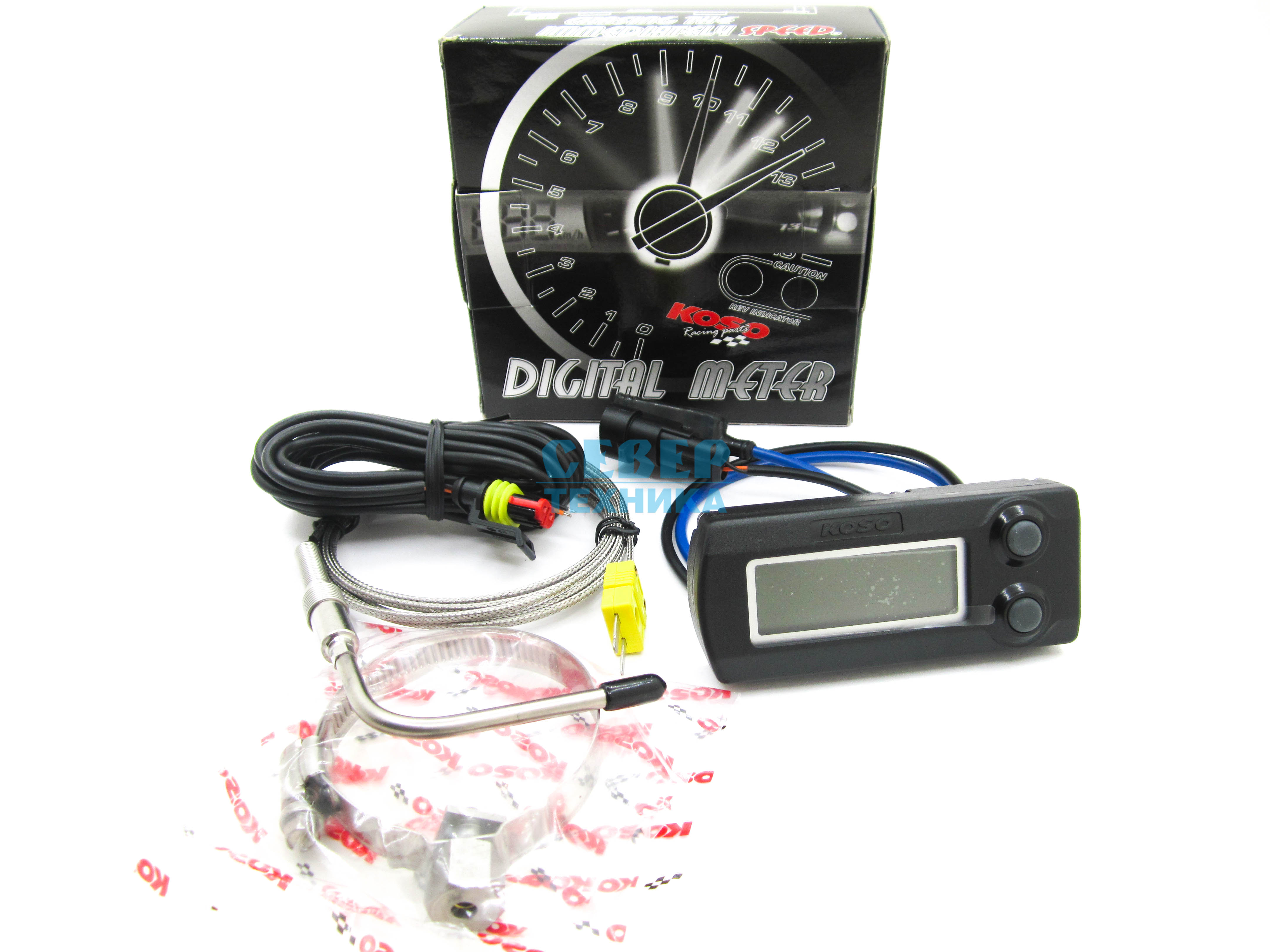 Индикатор температуры двигателя KOSO DIGITAL METER RM