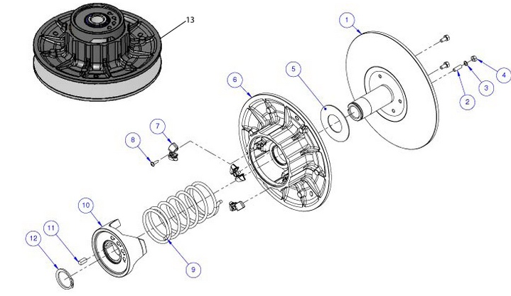 Кольцо стопорное 0080-0220 ТАЙГА Варяг 550V, Барс 850, БУРАН 4Т RM