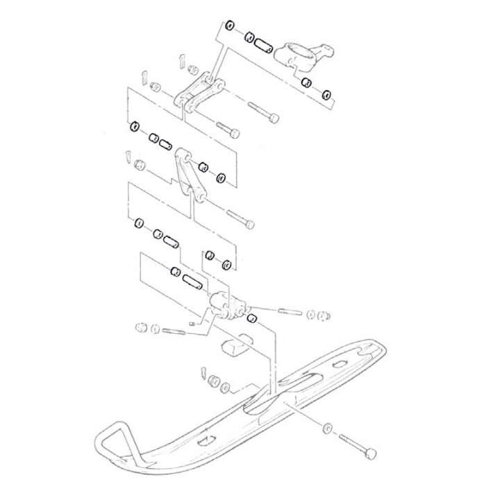 Ремкомплект передней подвески YAMAHA VK 540 SPI
