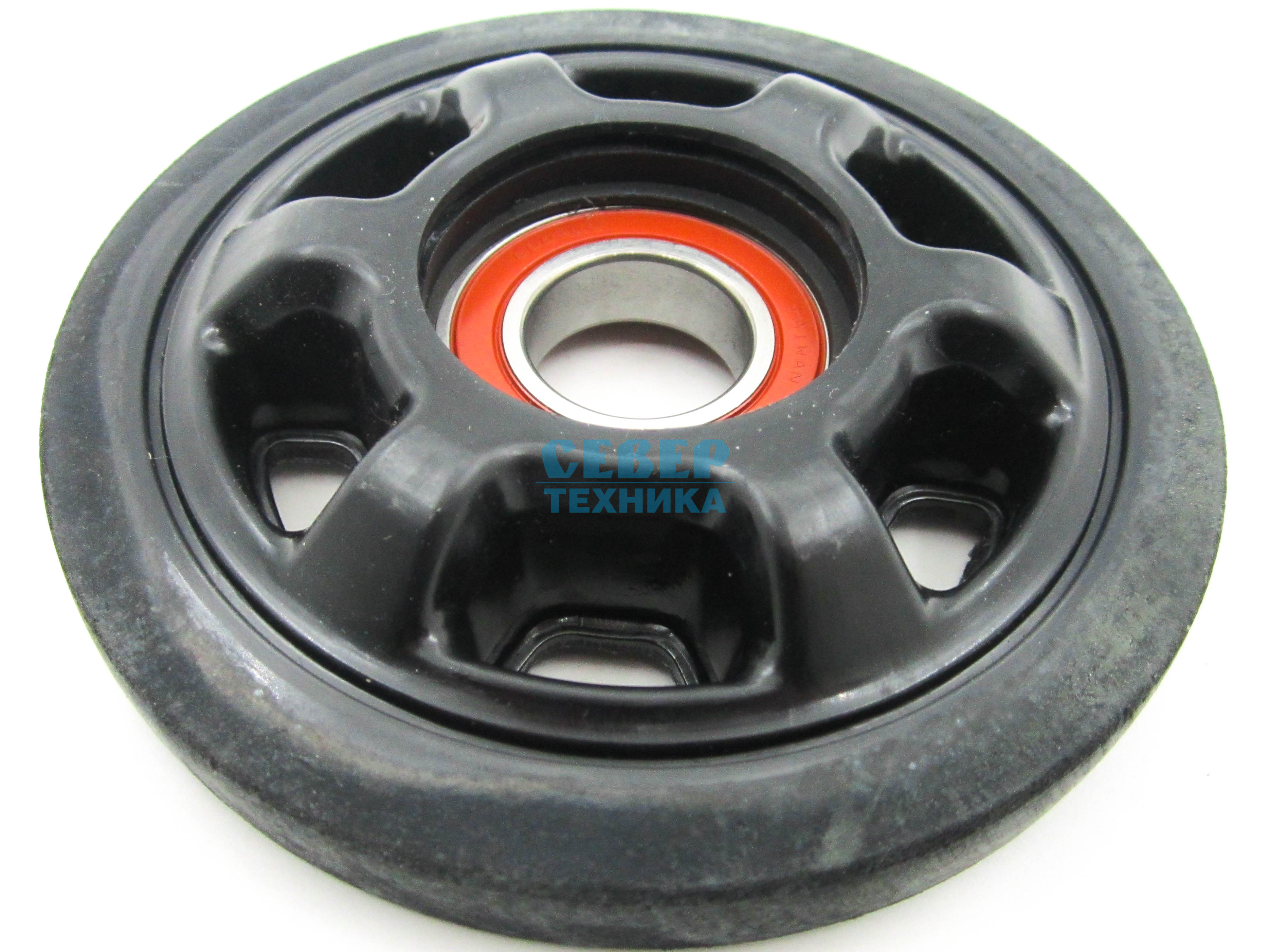 Каток YAMAHA VK 540 (D наружный 130 мм, внутренний 46 мм, черный, малый, PPD/WPS) подшипник 6005