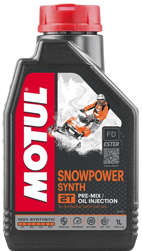 Масло MOTUL Snowpower 2T синтетика 1 л.