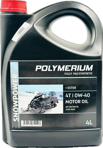 Масло POLYMERIUM SNOWPOWER 0W-40 4Т 4 л.