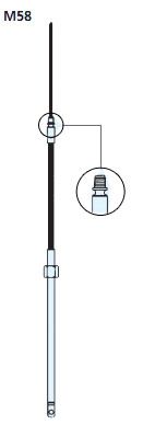 Трос рулевой М58 13" (3962 см) ULTRAFLEX 