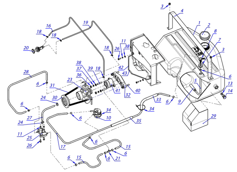 Воздухоочиститель Mikuni БУРАН