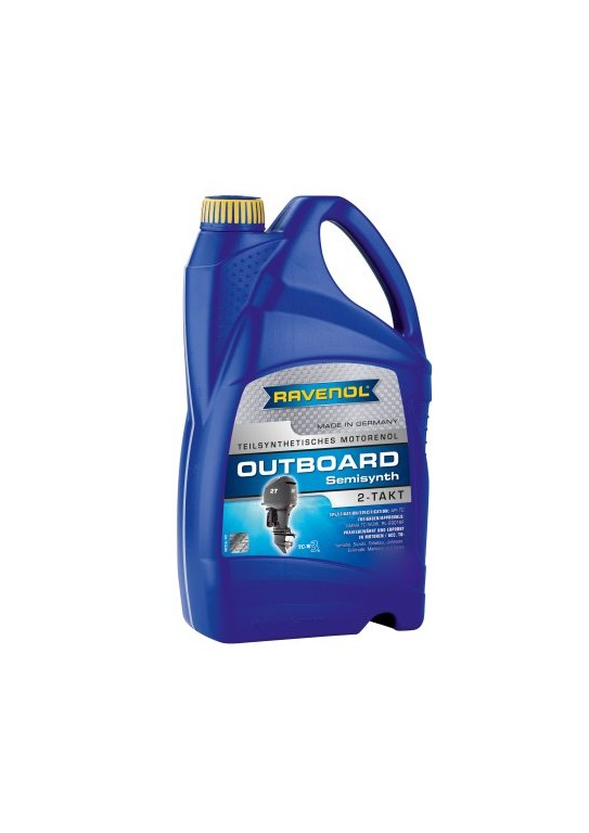 Масло RAVENOL Outboard 2Т TC-W3 п/синтетика 4 л.