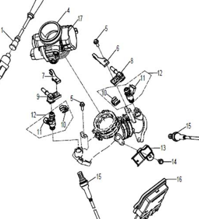 Форсунка ATV СФ X8
