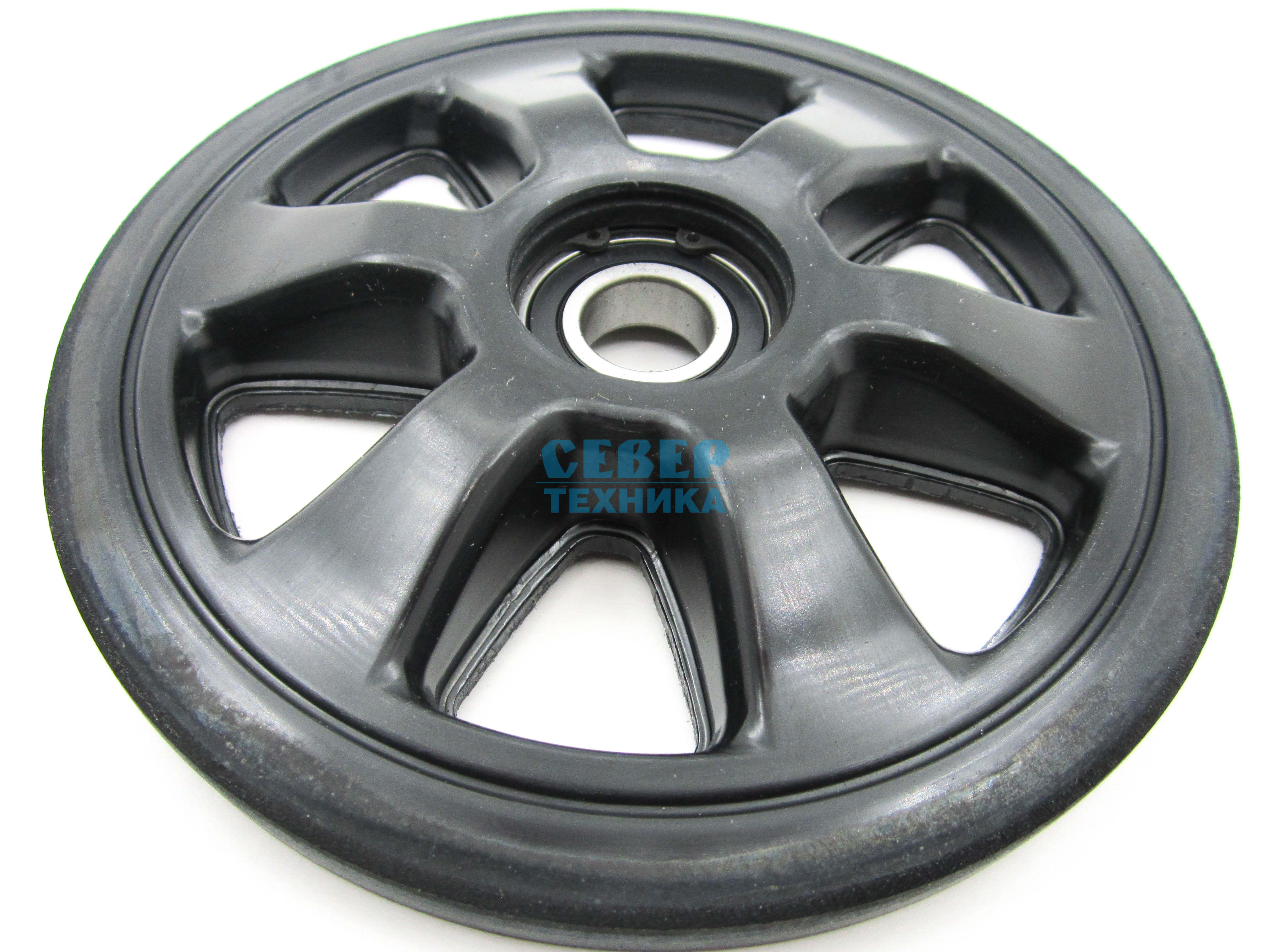 Каток YAMAHA VK 540-4 (D наружный 178 мм, внутренний 42 мм, черный, PPD) подшипник 6004