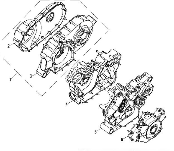 Крышка вариатора в сборе ATV СФ X8 H.O, X10 (2V91Y)