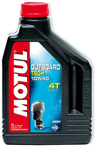 Масло MOTUL Outboard TECH 4Т 10W-40 п/синтетика 2 л.