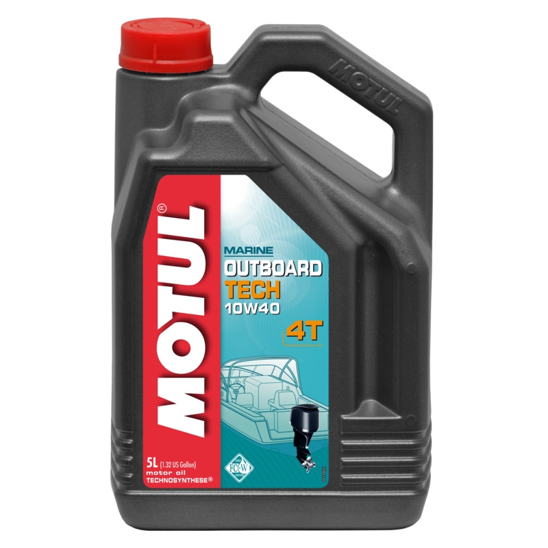Масло MOTUL Outboard TECH 4Т 10W-40 п/синтетика 5 л.