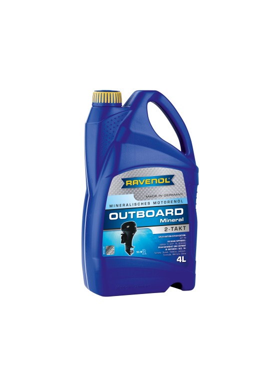 Масло RAVENOL Outboard 2T TC-W3 минеральное 4 л.