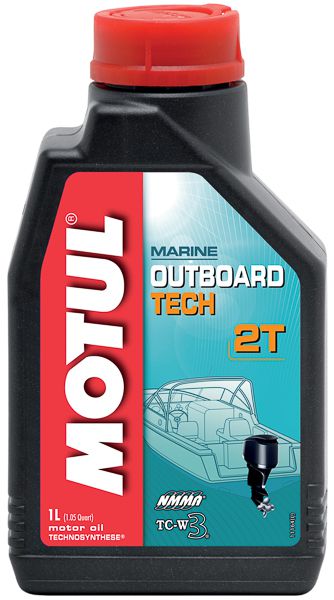 Масло MOTUL Outboard TECH 2Т TC-W3 п/синтетика 1 л.