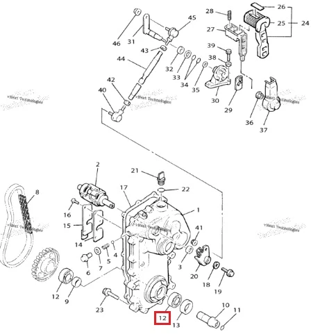 Подшипник 6908VVCM AS2S5 NSK YAMAHA VK 540 КПП (40х62х12, закр)