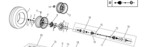 Привод передний правый ATV СФ X5, X6, X8 (ODM)