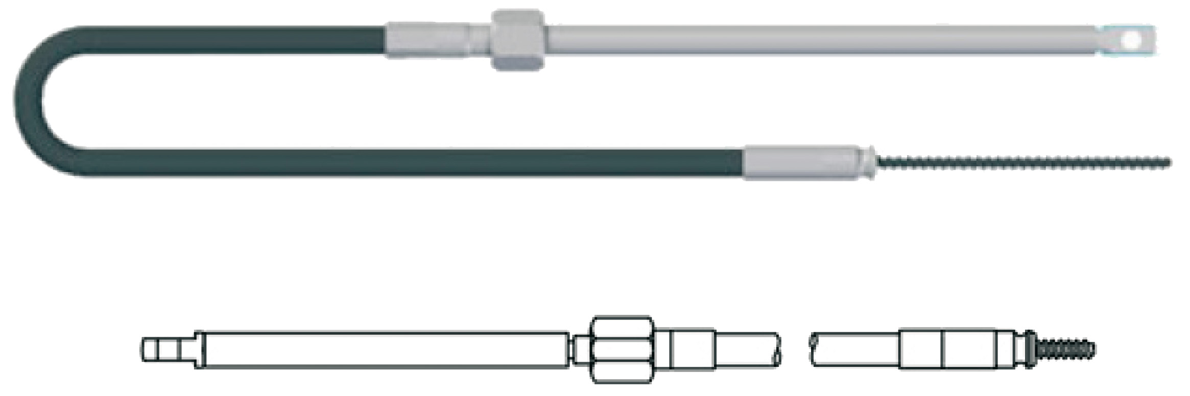 Трос рулевой SC-16 (M-66) 15" (4572 см) MULTIFLEX Индия