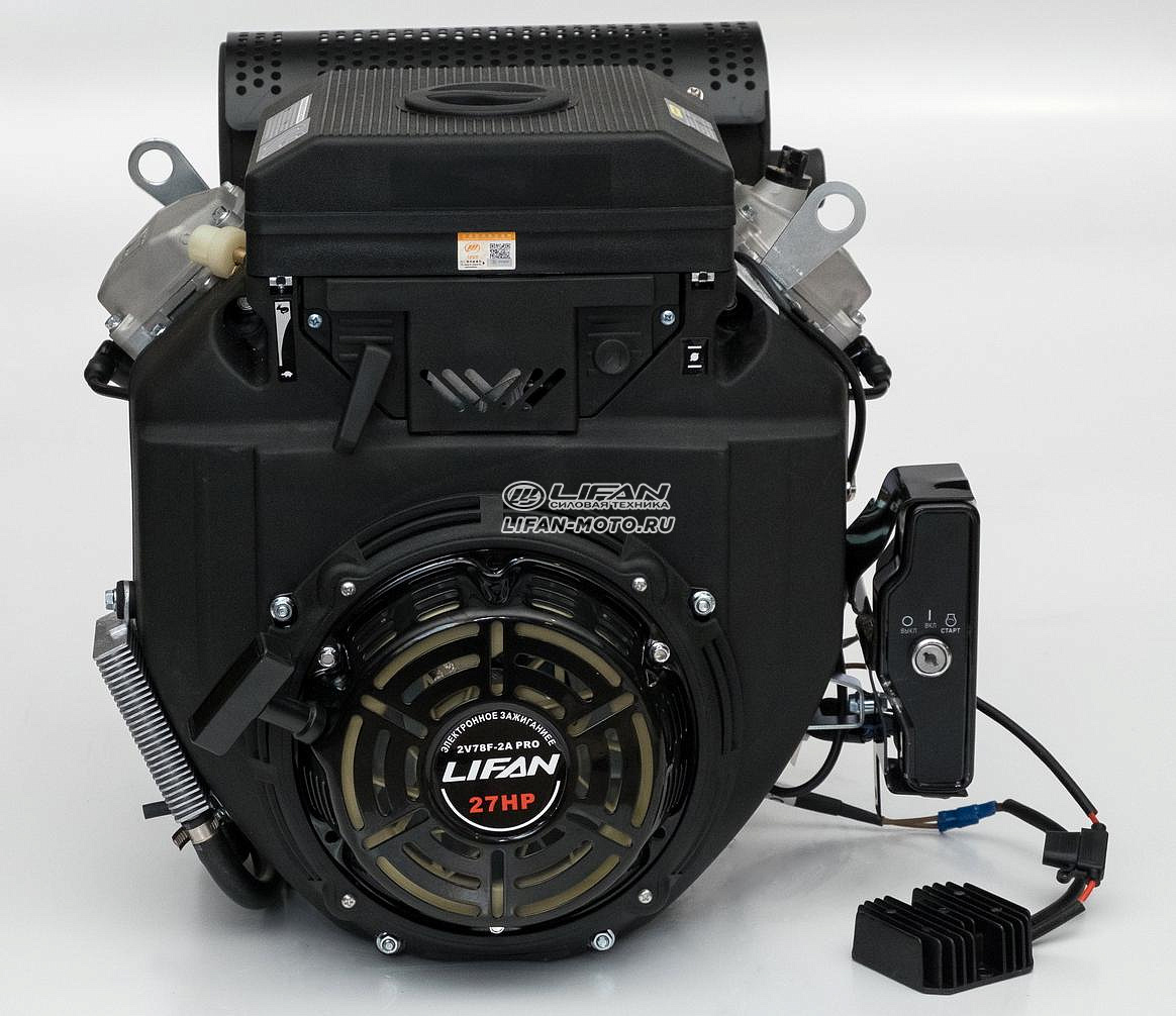 Двигатель LONCIN 30 л.с 4Т, 25 мм (доработанный, для Бурана)