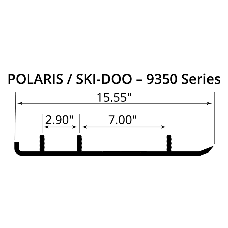 Конек лыжи "Woodys EXECUTIVE 8" BRP Ski-Doo MX-Z/GSX/Tundra/Expedition/Freestyle (2003-2012) вставка