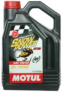 Масло MOTUL Snowpower 4T 0W-40 синтетика 4 л.
