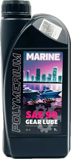 Масло POLYMERIUM трансмиссионное ПЛМ Marine Gear Lube SAE 90 минеральное 1 л.