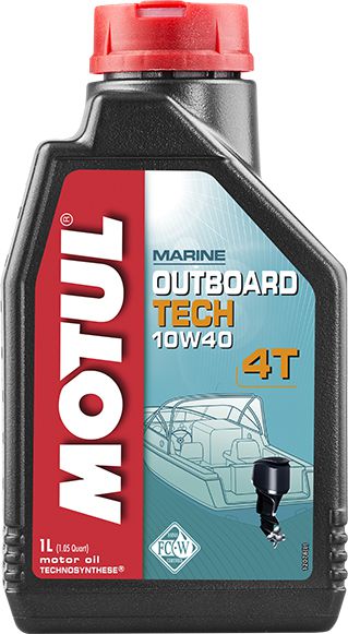Масло MOTUL Outboard TECH 4Т 10W-40 п/синтетика 1 л.