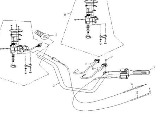 Трос газа ATV СФ 500