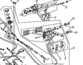 Суппорт тормозной задний ATV СФ 500, X6, X8 (ODM)