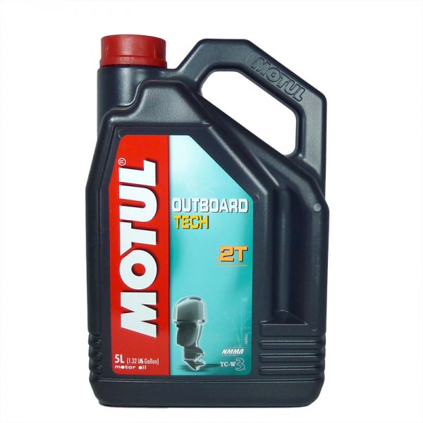 Масло MOTUL Outboard TECH 2Т TC-W3 п/синтетика 5 л.