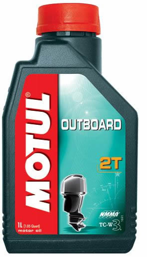 Масло MOTUL Outboard 2Т TC-W3 минеральное 1 л.
