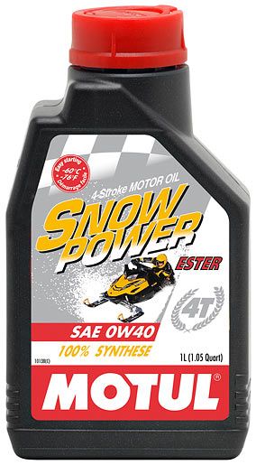 Масло MOTUL Snowpower 4T 0W-40 синтетика 1 л.