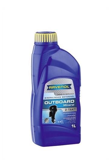 Масло RAVENOL Outboard 2T TC-W3 минеральное 1 л.
