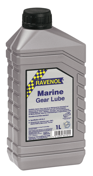 Масло RAVENOL трансмиссионное ПЛМ Marine Gear Lube минеральное 1 л.