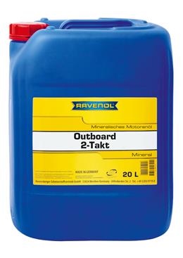 Масло RAVENOL Outboard 2T TC-W3 минеральное 20 л.